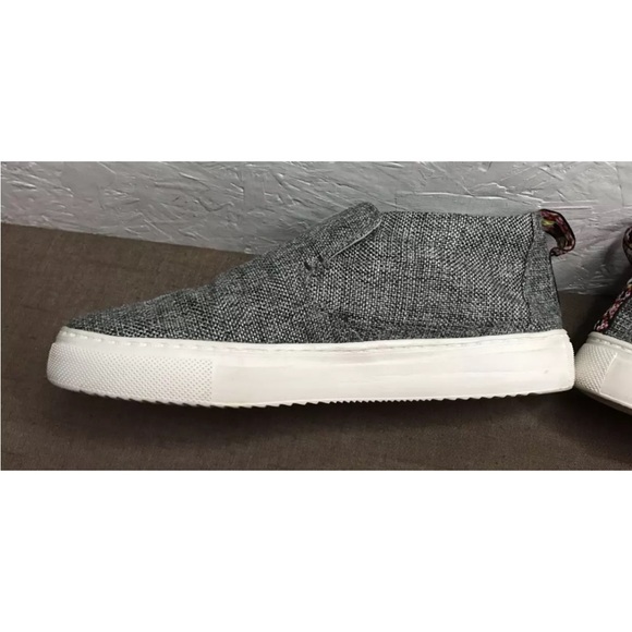 Hey Dude Peyton Women's Sneakers Grey Black Size 8 Lightweight Slip-On Shoes - Picture 9 of 15